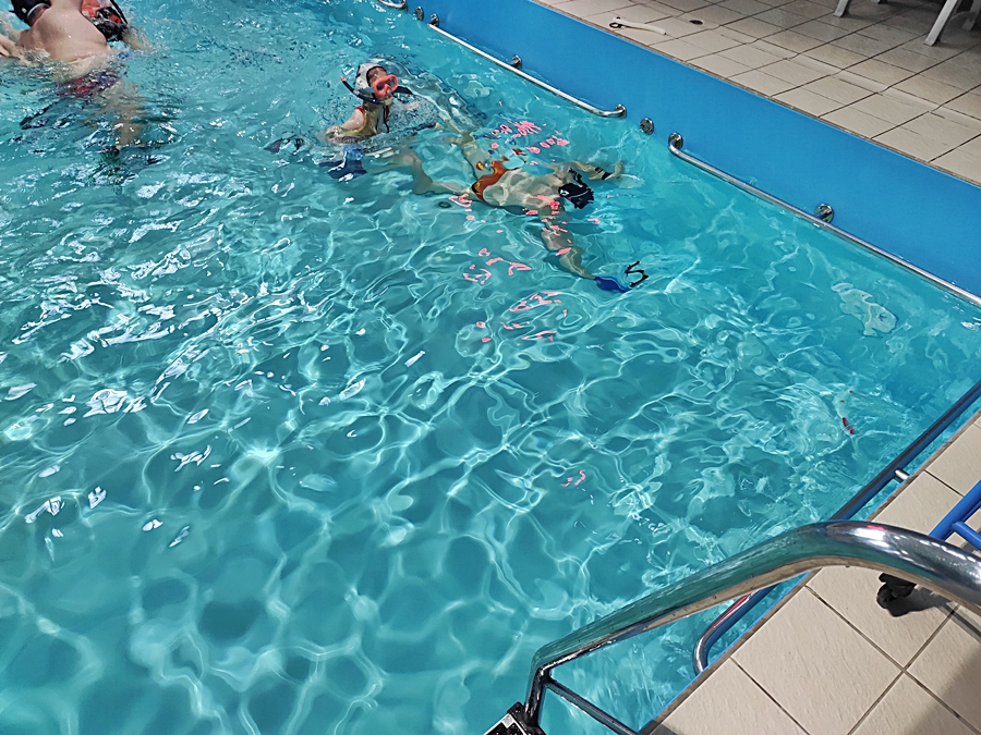 Hokej pod wodą Walenie Siemianowice Śląskie Trening 27 I 2024